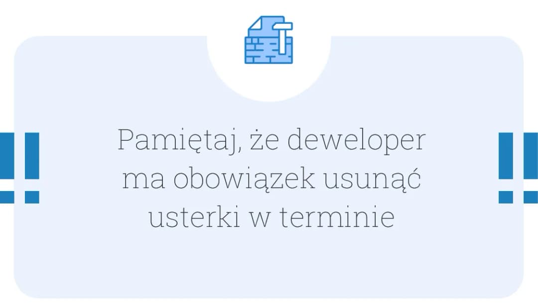 Rękojmia dewelopera ile trwa – zmiany w czasie i co obejmuje